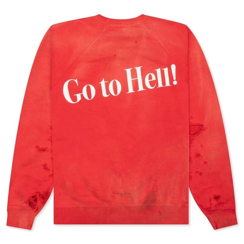 6T9720/SAINT MICHAEL RAGLAN SWEAT SHIRT SAINT MXXXXXX セント 