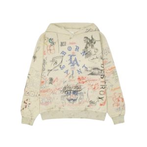 SAINT MICHAEL x BORN RAISED HOODIE |