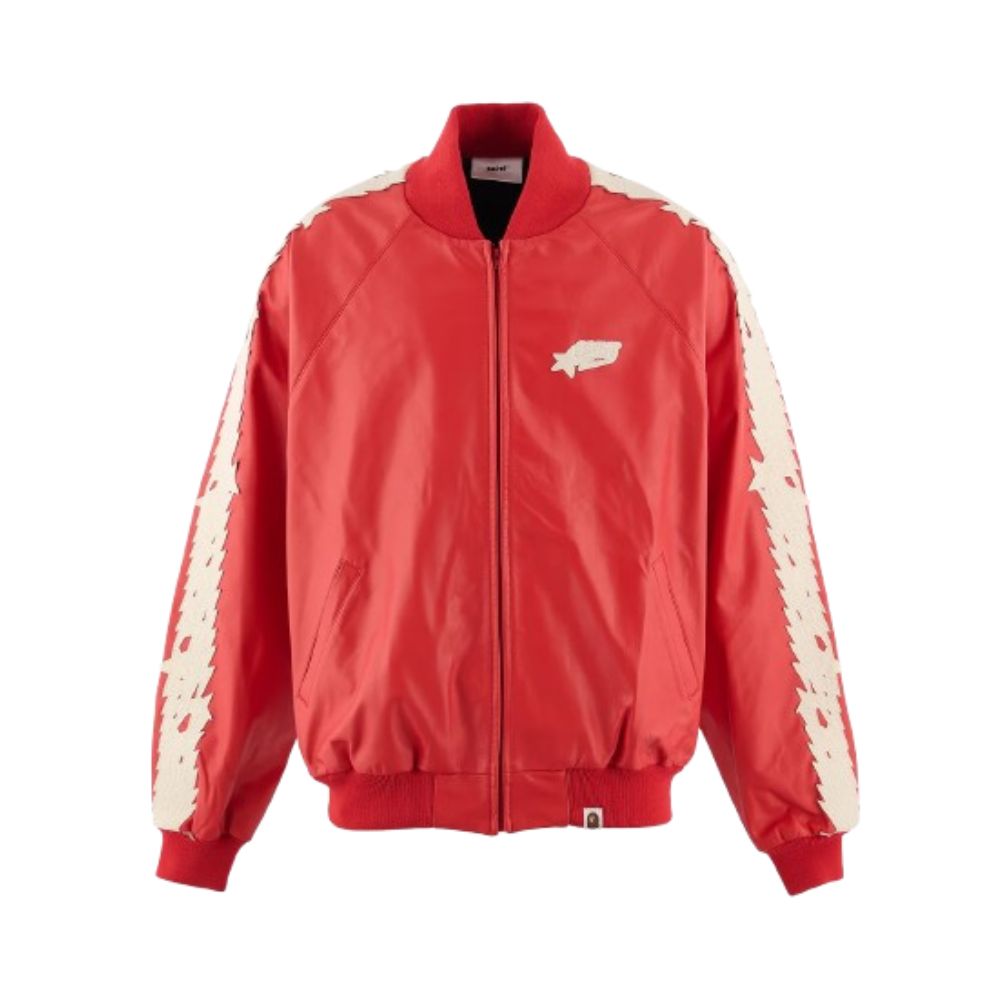 SAINT Mxxxxxx × BAPE TRACK Red Jacket (2) SAINT Mxxxxxx × BAPE TRACK Red Jacket