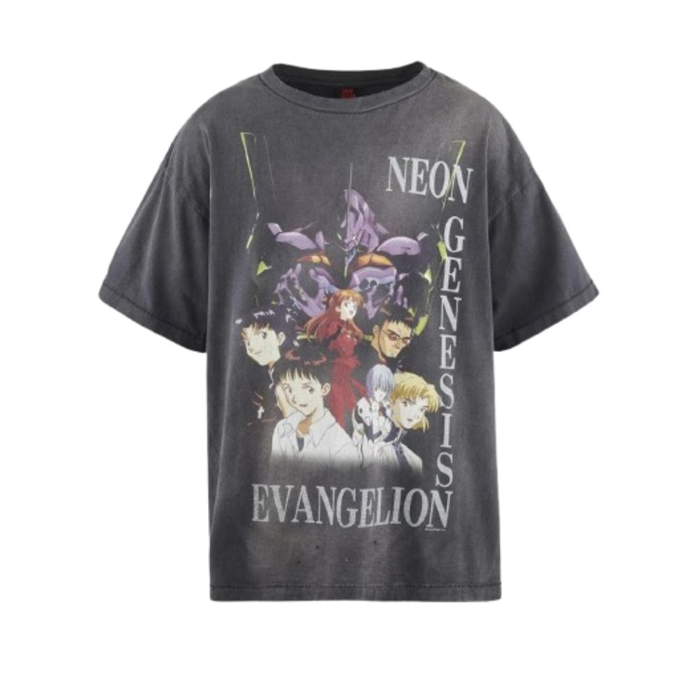 Saint Mxxxxxx x Evangelion Neon T-Shirt (1) Saint Mxxxxxx x Evangelion Neon T-Shirt